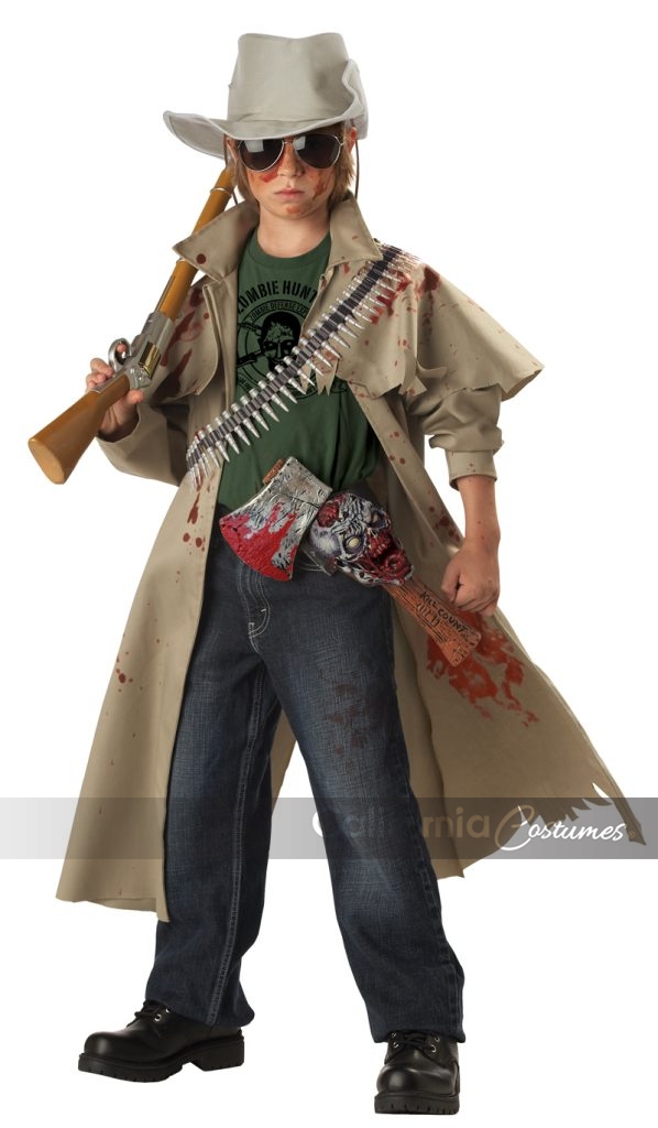 teen boy zombie hunter costume