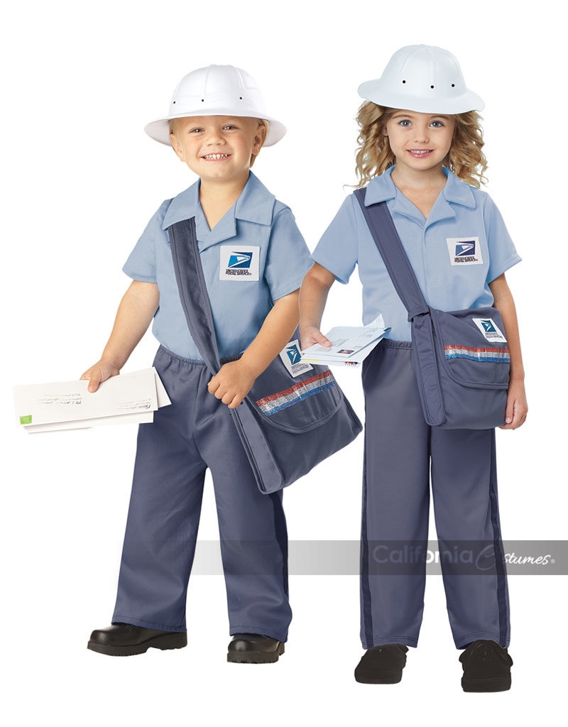thumbnail image 2 of US Mail Carrier Pup Costume – USPS Mail Man Dog Outfit By California Costumes 2 of 3