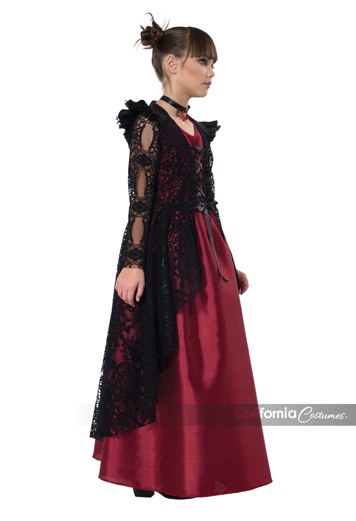 Gothic Lace Vampire Child California Costumes